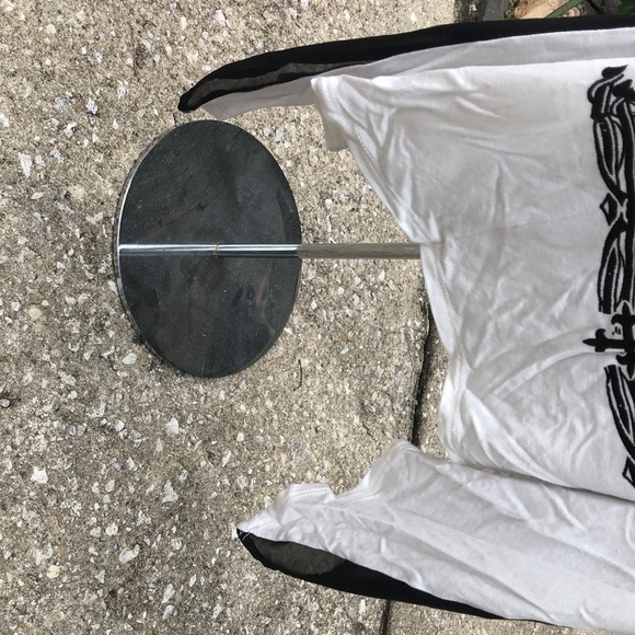 𝅺SEXY sheer motorcycle skulll rock shirt blouse by Voice of California - Picture 6 of 9